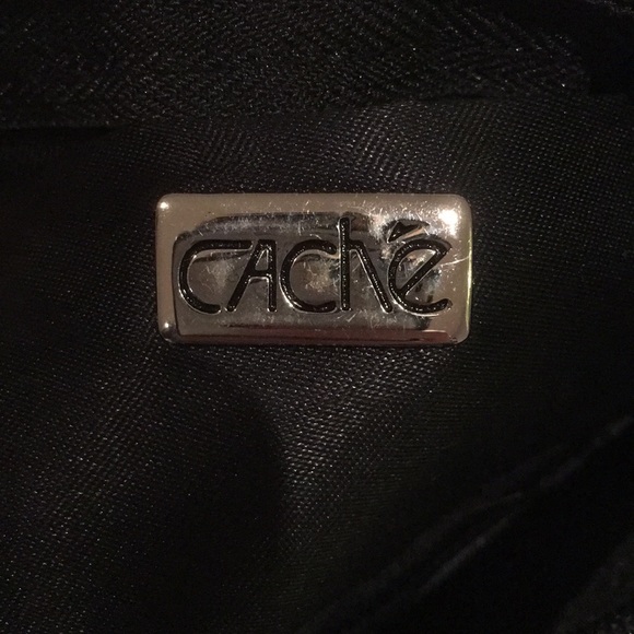 Cache black chain mail clutch - Picture 5 of 5